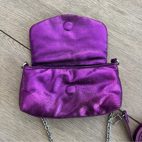 ZARA Shoulder Metallic Bag - Picture 6 of 10